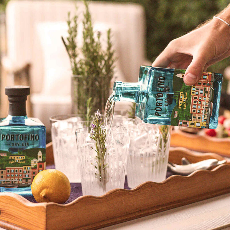 Portofino Dry Gin 43% 500ml image number 2