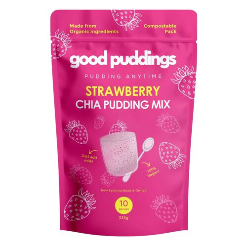 Good Puddings Strawberry Chia Mix 335g