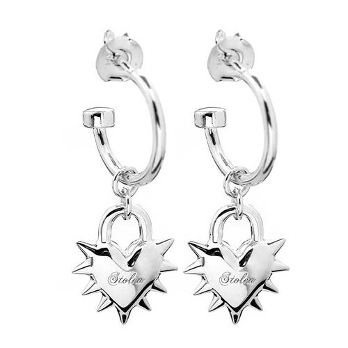 Stolen Girlfriends Club Love Locket Anchor Earrings