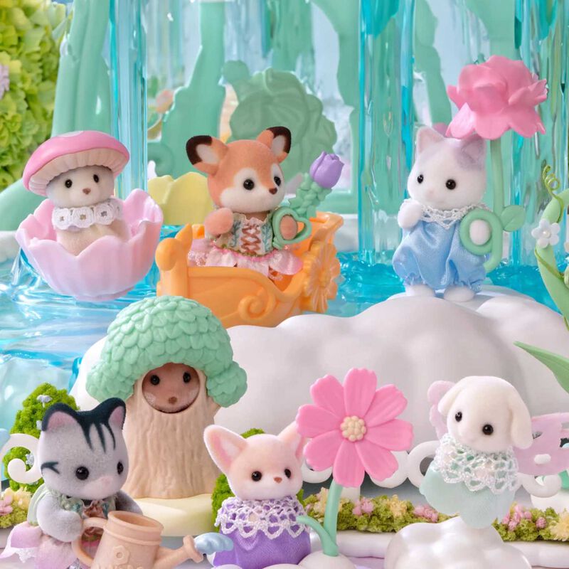 Sylvanian Families Blooming Baby Friends Series image number 1