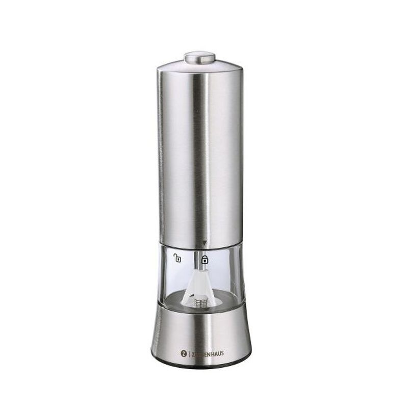 Zassenhaus Gera Electric USB Pepper Mill Stainless Steel image number 0