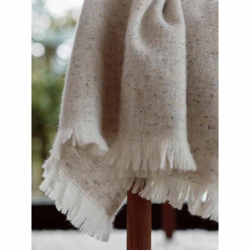 Città Bach Wool Blanket Natural/Vanilla 150x180cm image number 1