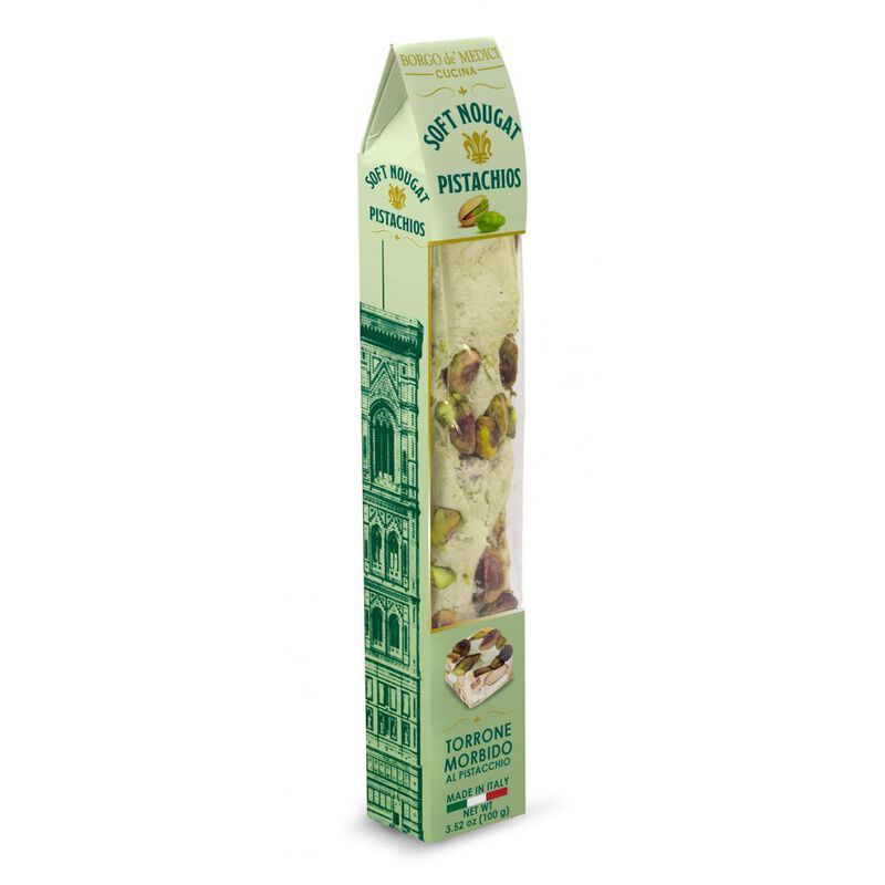 Borgo de Medici Pistachio Soft Nougat Bar 100g image number 0