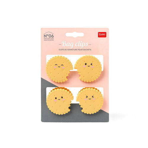 Legami Cookie Bag Clips Set of 4