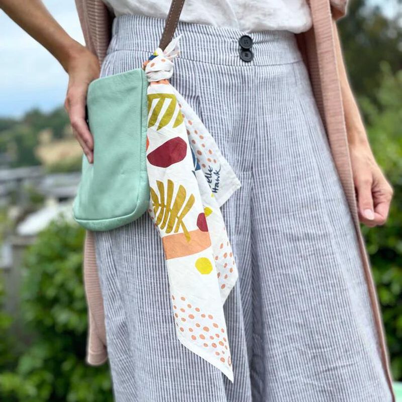 HANK 6. SPRING by Belle Hawk Organic Cotton Handkerchief image number 1