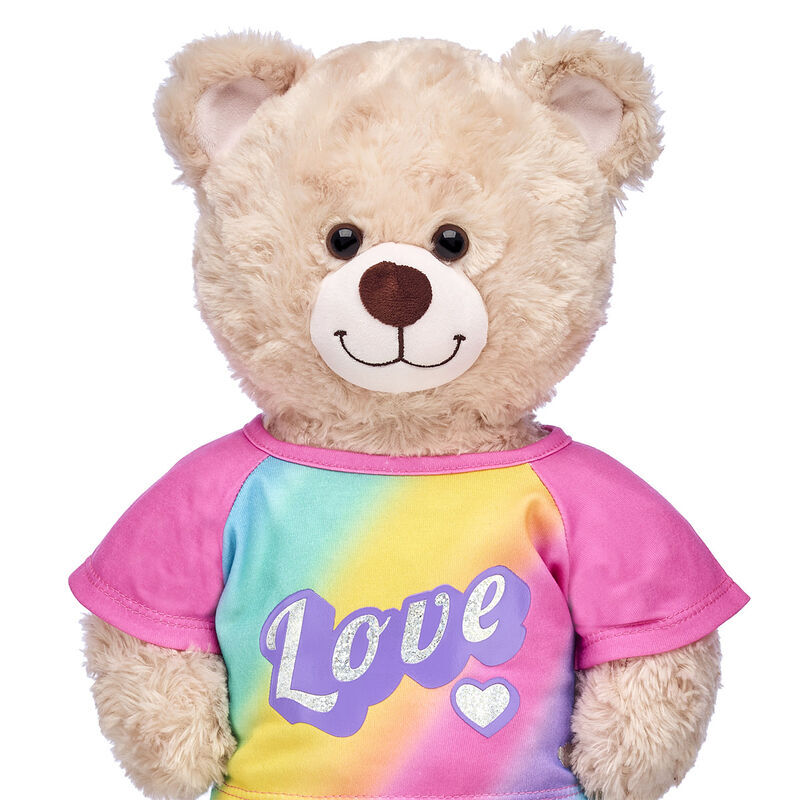 Build A Bear Top - Rainbow Love Tee image number 1