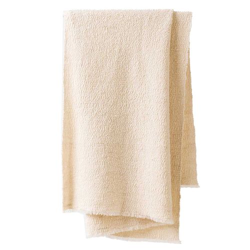Città Boucle Wool Throw Natural 140x180cm