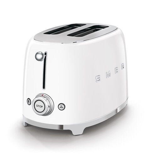 Smeg 2 Slice Toaster - White