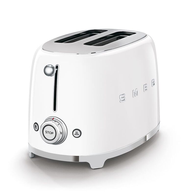 Smeg 2 Slice Toaster - White image number 0