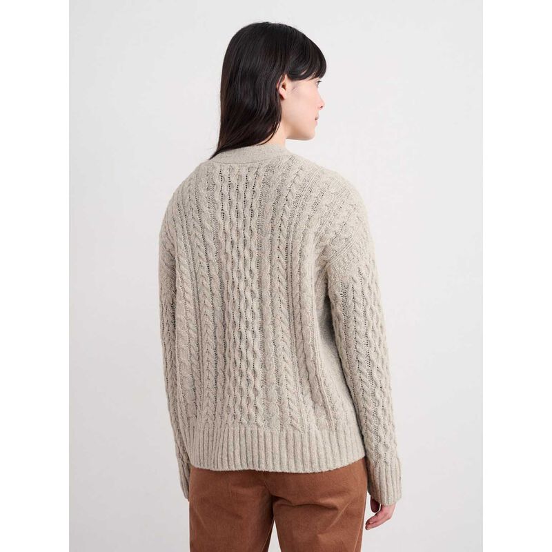 Seasalt Cornwall Newlyn Cardigan Aran image number 1
