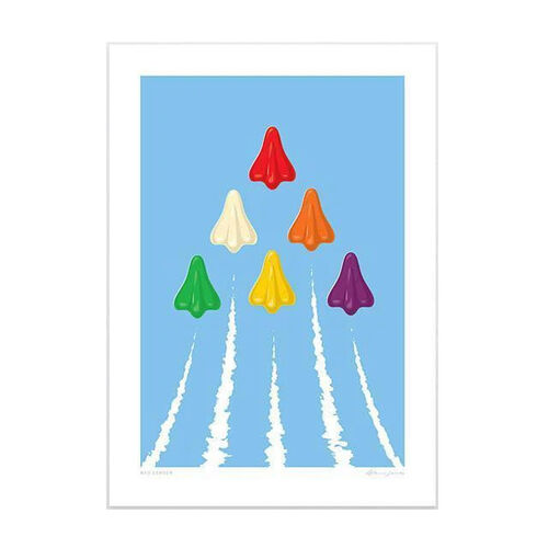 Glenn Jones Art A4 Print - Red Leader