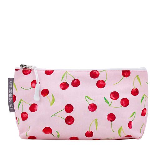 Annabel Trends Cotton Cosmetics Bag Small - Cherrylicious