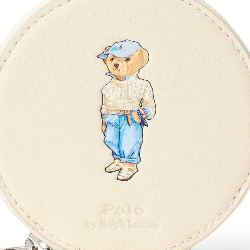 Polo Ralph Lauren Polo Bear Leather Coin Pouch image number 1