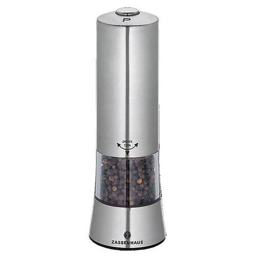 Zassenhaus Gera Electric Pepper Mill Stainless Steel 18cm