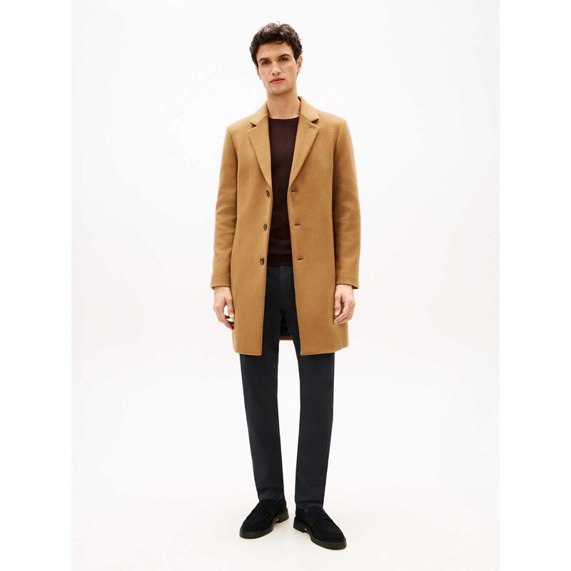 Tommy Hilfiger Smart Casual Wool Blend Single Breasted Coat image number 3