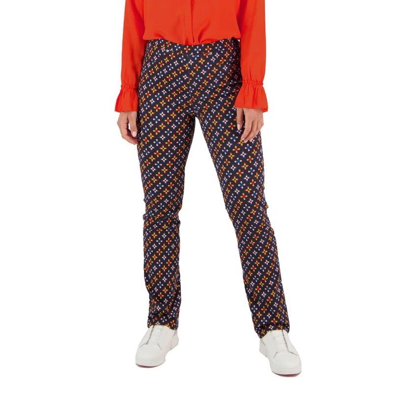 Vassalli Slim Leg Full Length Printed Pull On image number 0