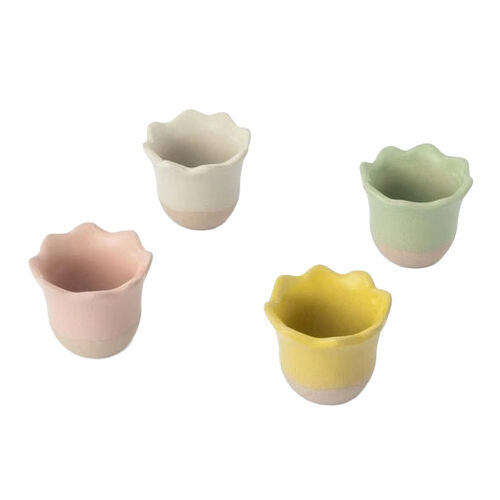 Jamie Oliver Big Love Excellent Egg Cups Set Of 4 6cm Mixed Colours