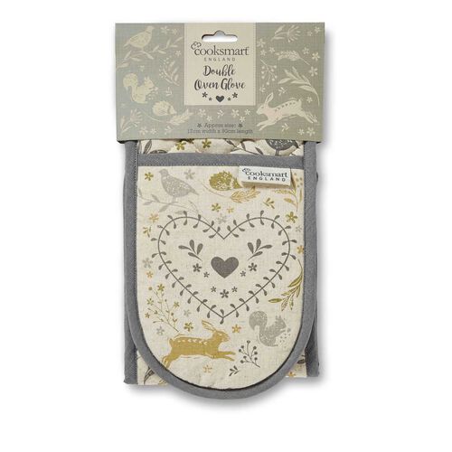 Cooksmart Woodland Double Oven Glove