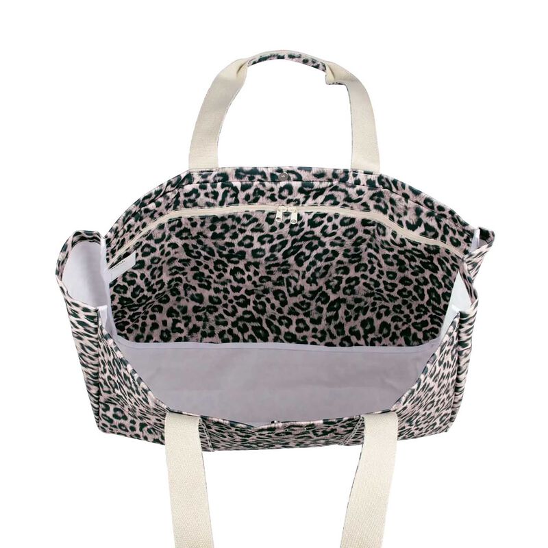 Kollab X Karen Walker Carryall Cargo Bag Leopard image number 1