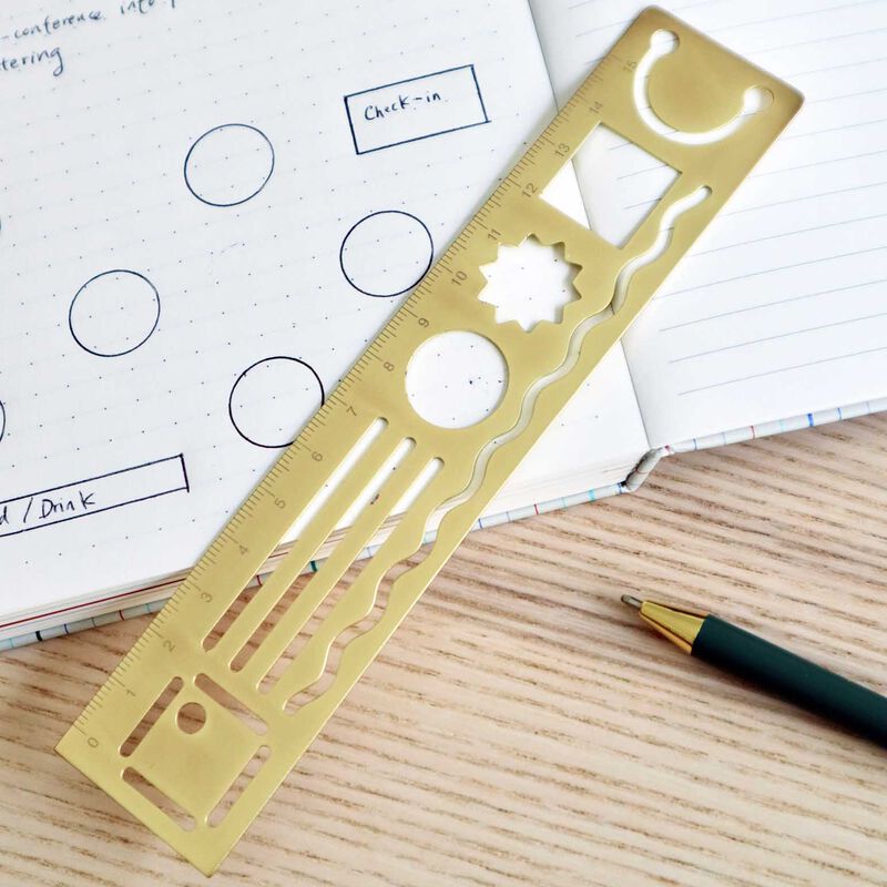 Inkerie 3-in-1 Metal Ruler image number 2