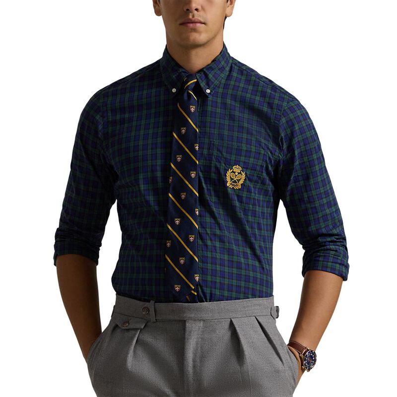 Polo Ralph Lauren Classic Fit Plaid Poplin Shirt image number 0