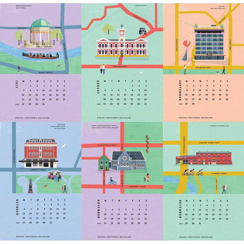 Robertson Creative Otautahi Desk Calendar 2025 image number 2