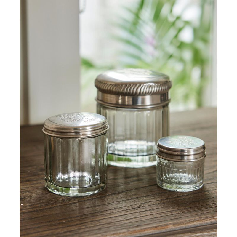 French Country Paris Glass Cannister Medium image number 2