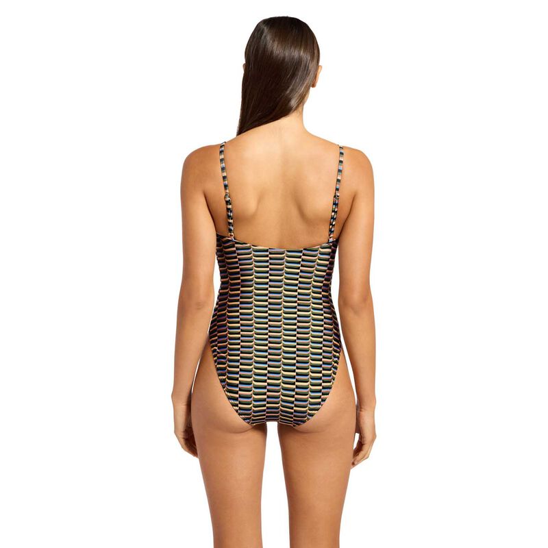 Jets Urban Geo Multifit Plunge Swimsuit image number 1