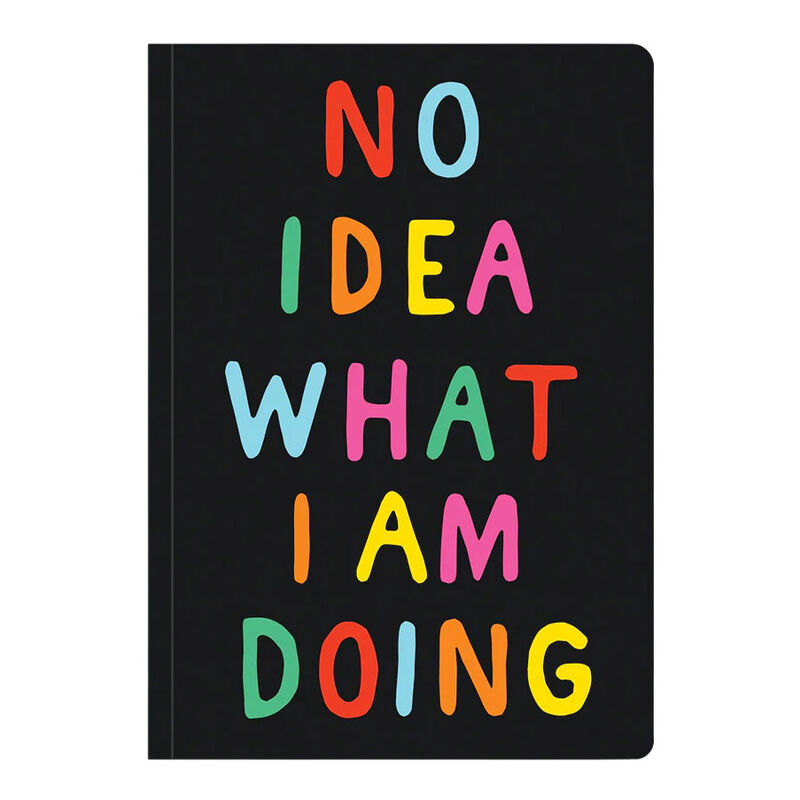 Ohh Deer No Idea What I'm Doing A5 Smooth Soft Cover Notebook image number 0