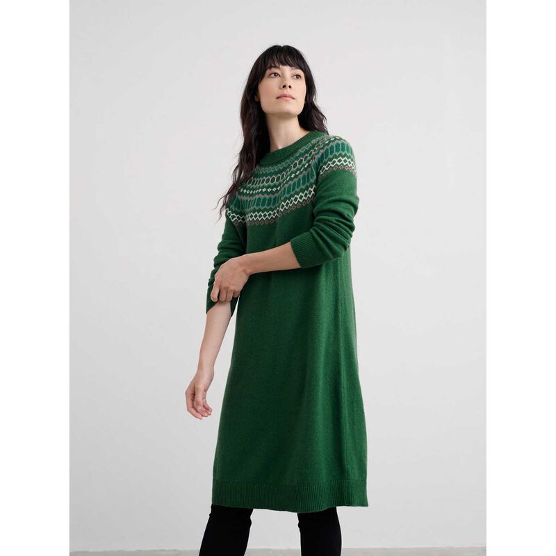 Seasalt Cornwall Bird Ring Dress Modernist Dark Forage image number 2