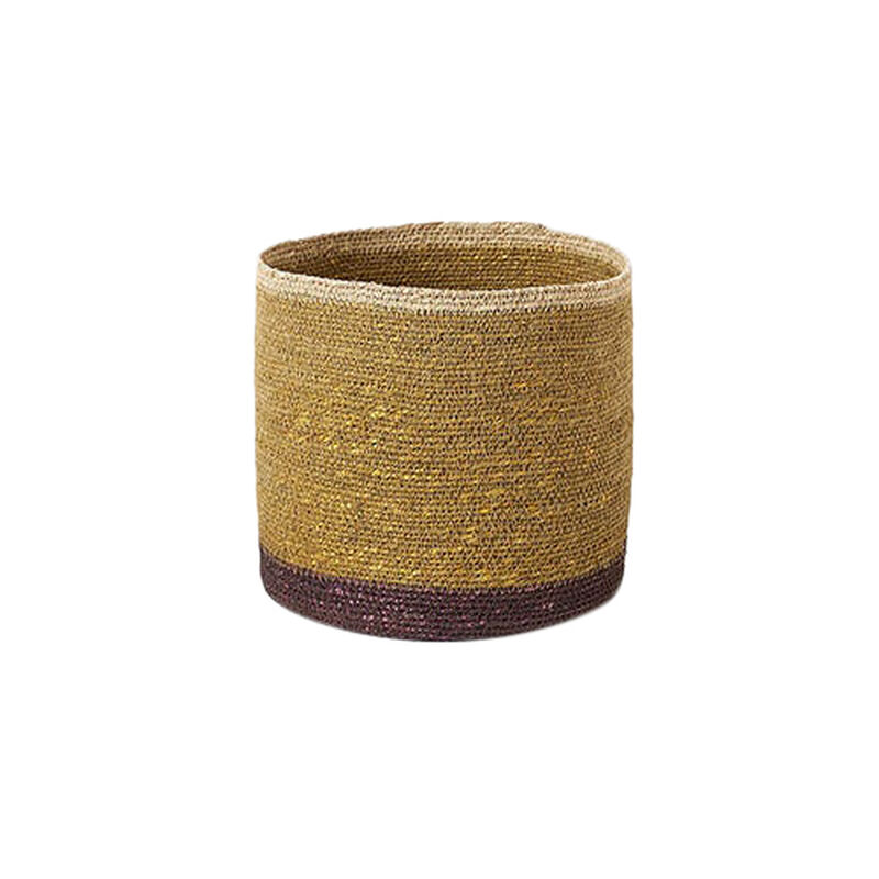 Città Pinto Storage Basket Ochre/Multi S 20cmdiax20cmh image number 0