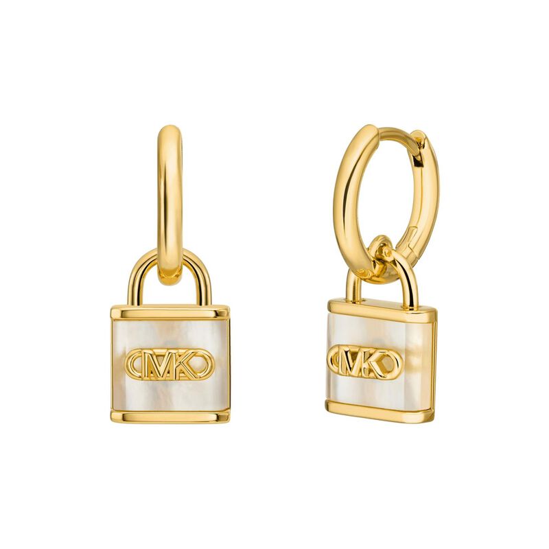 Michael Kors 14K Gold-Plated Sterling Silver Mother-Of-Pearl Earrings image number 0