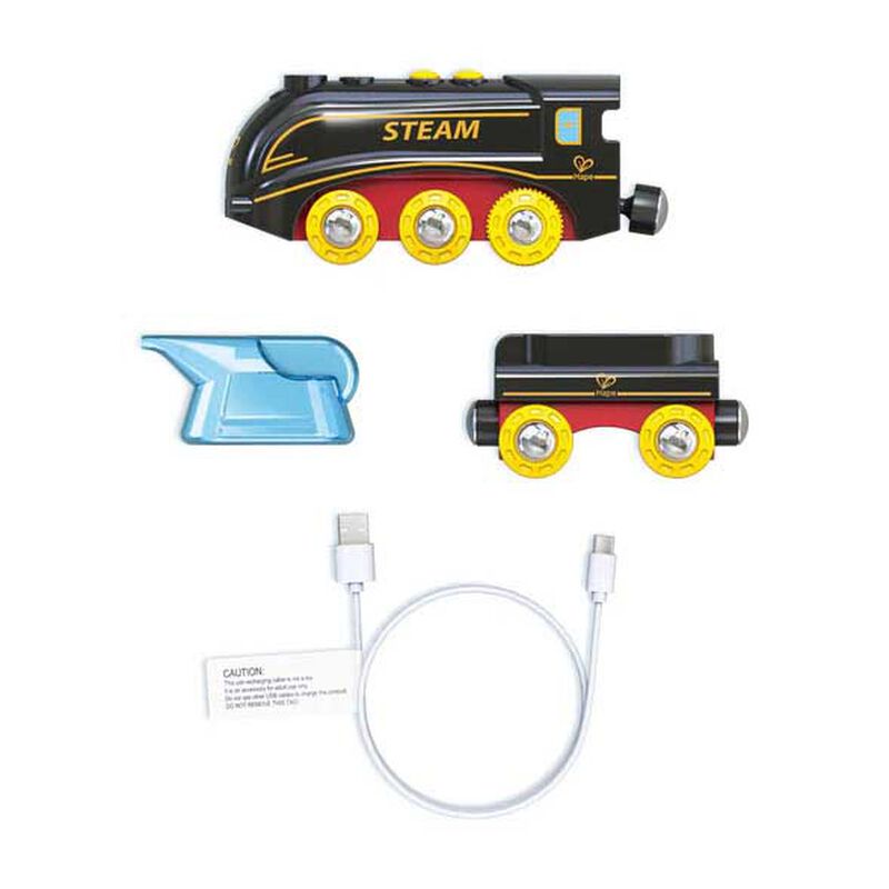 Hape Steam & Whistle Train Set image number 2