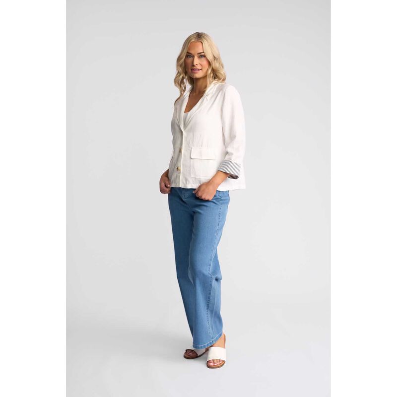 Vassalli Jacket With Contrast Stripe Cuff image number 7