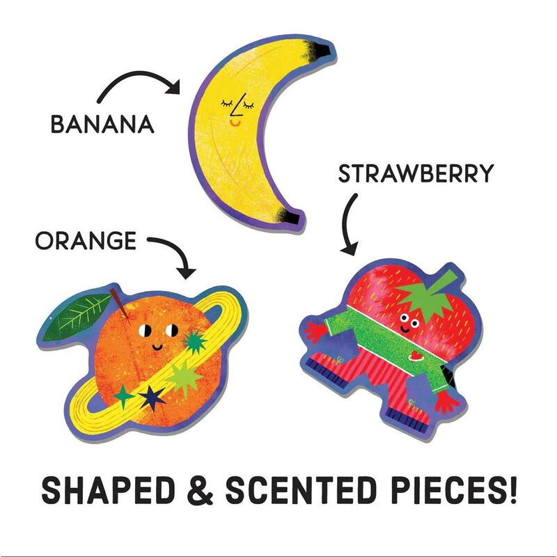 Mudpuppy Cosmic Fruits Scratch and Sniff Puzzle image number 2