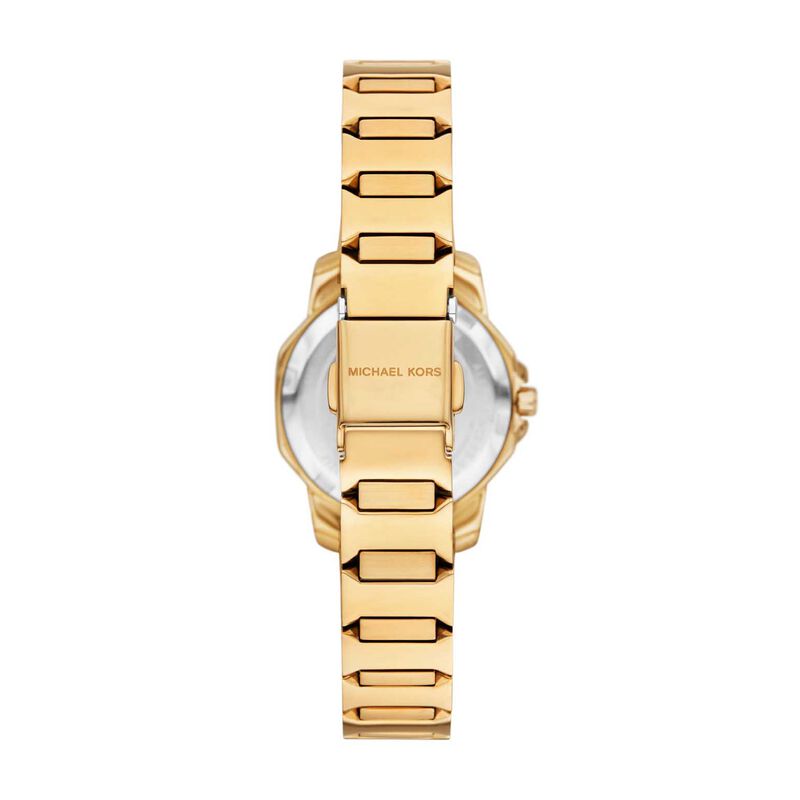 Michael Kors Prescott Three-Hand Gold-Tone Stainless Steel Watch image number 1