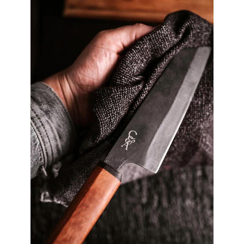 Cain & Abel Ezekiel Carbon Steel Chefs Knife image number 3