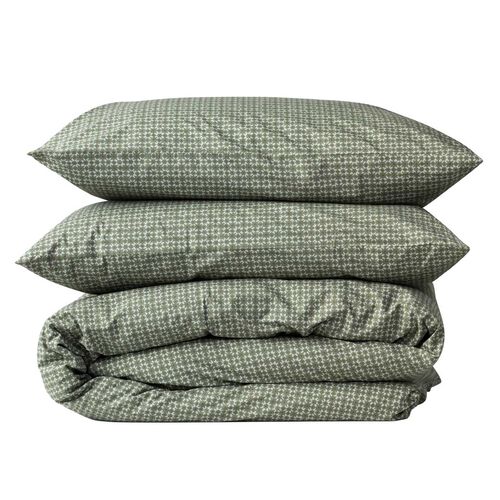 Citt&agrave; Porto Duvet Cover Kale/Shadow SK 265x210cm