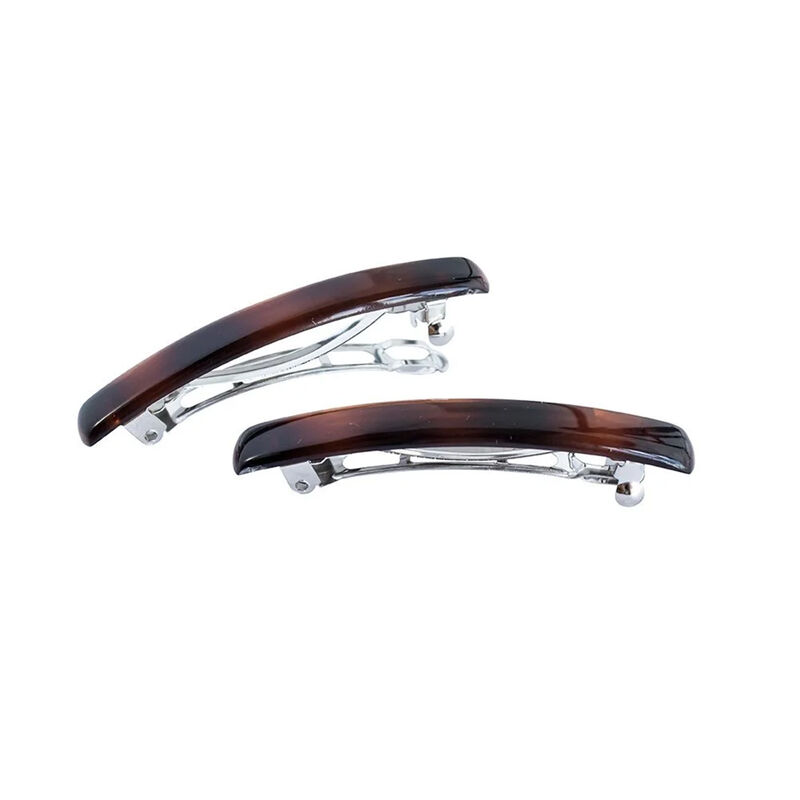 Mae French Clip 6cm 2-Pack - Shell image number 1
