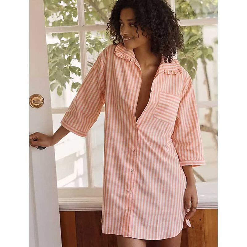 Papinelle Butterscotch Stripe Nightshirt image number 3