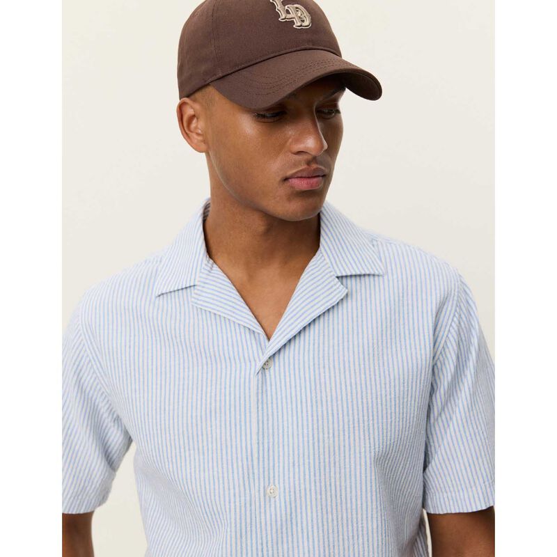 Les Deux Lukas Stripe Cotton Linen SS Shirt image number 2