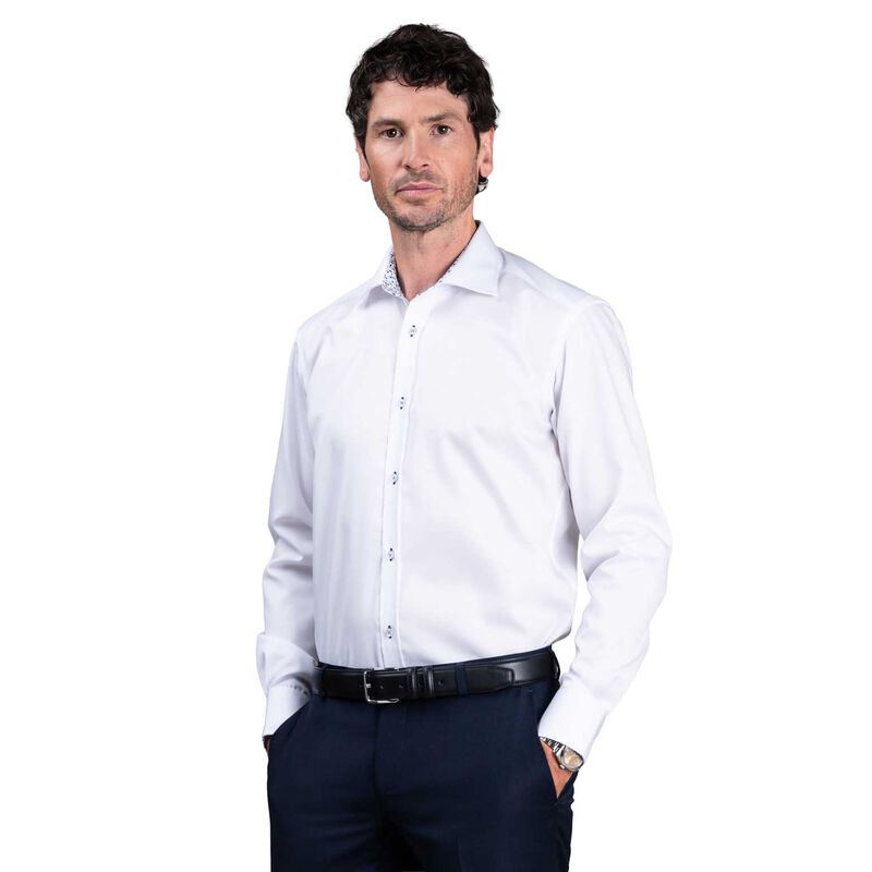 Rembrandt Barbican White Fine Twill Shirt image number 0