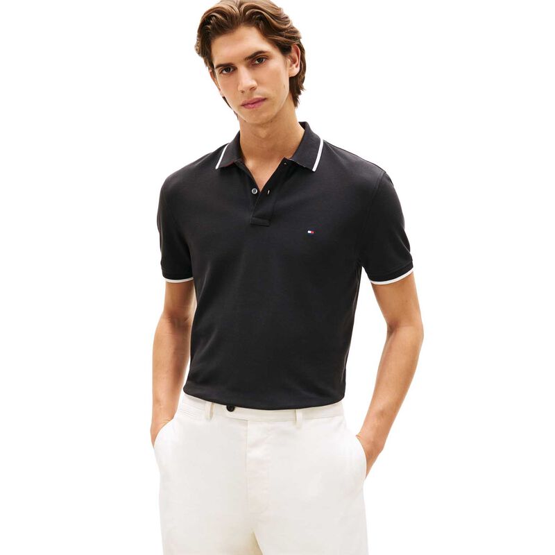 Tommy Hilfiger Regular Fit Tipped Pique Polo Shirt image number 0