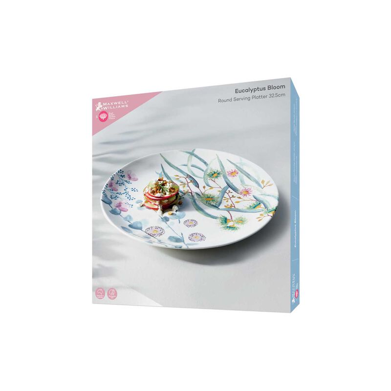 Maxwell & Williams RB Gardens Eucalyptus Bloom Round Platter 33cm image number 3