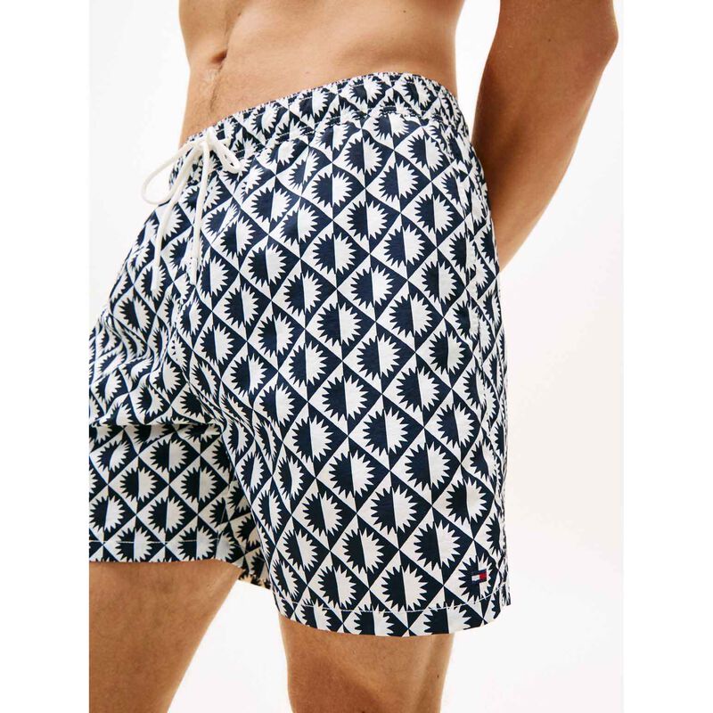 Tommy Hilfiger Print Mid Length Swim Trunks image number 2