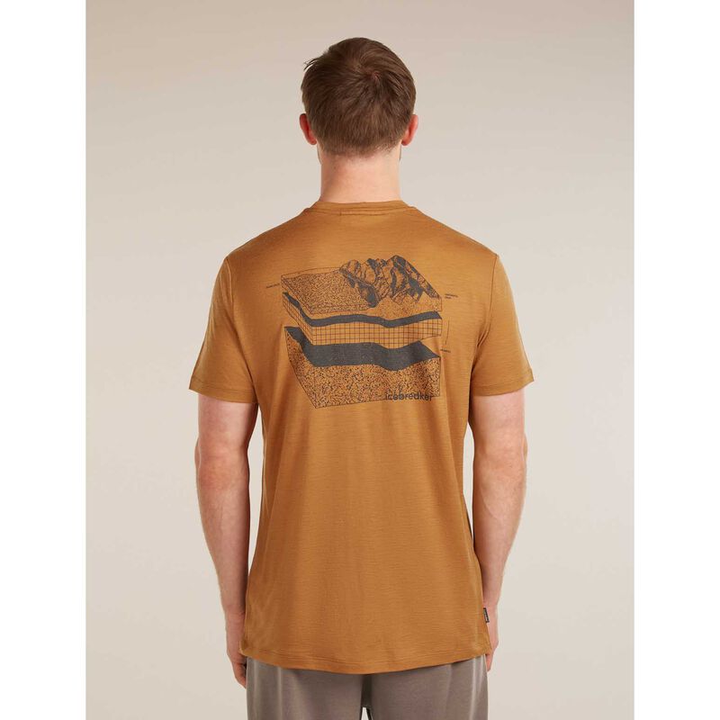 Icebreaker M Merino 150 Tech Lite SS Tee Evolving Layers image number 1