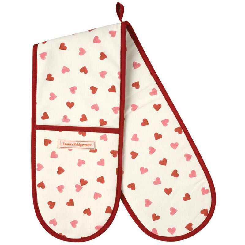 Emma Bridgewater Pink Hearts Teatowel & Gloves Set Ballantynes