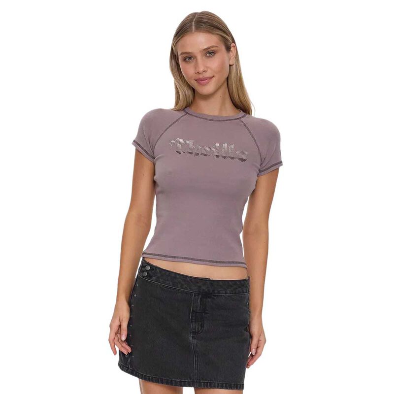 Thrills Glitch Studded Raglan Club Tee image number 0