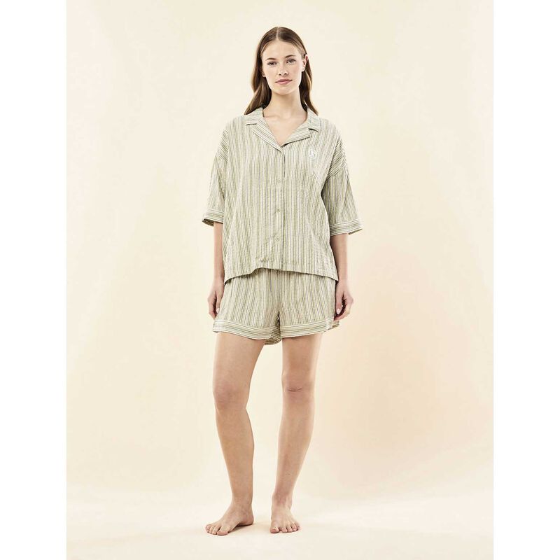 Papinelle Karen Walker Seersucker Stripe Boxer Pj image number 3