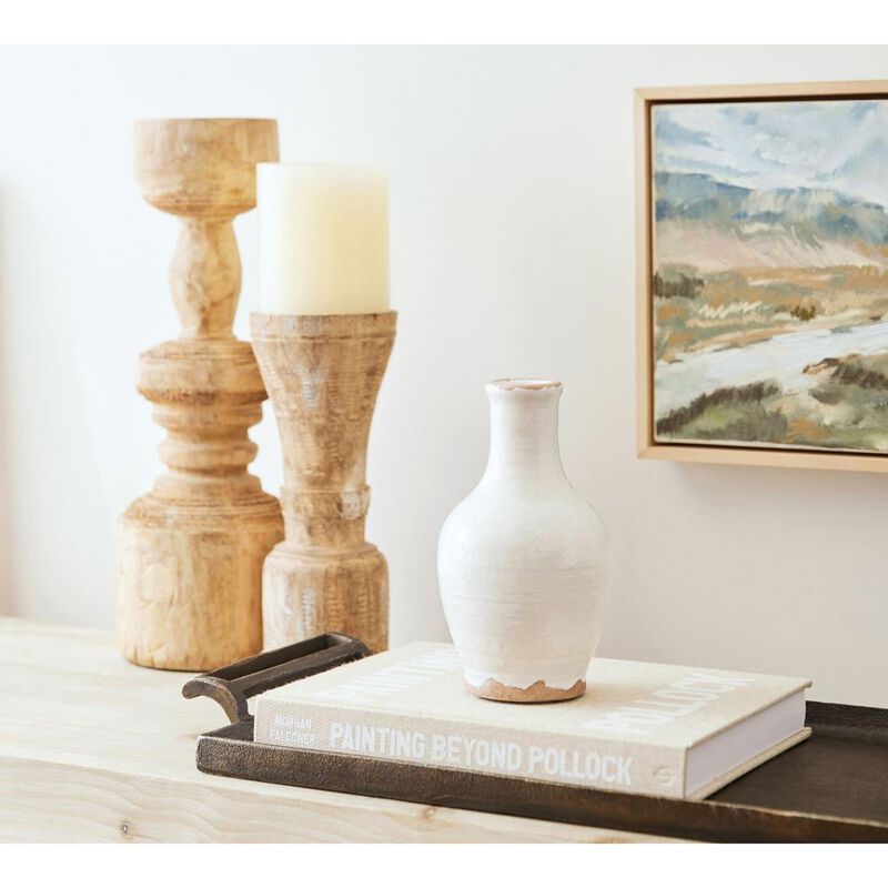 Pottery Barn Mesa Green Vase Bud Collection image number 3